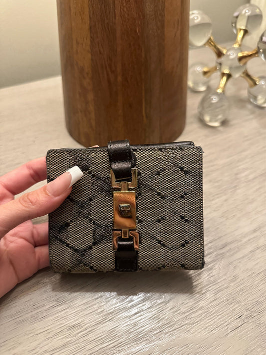 GC black mini wallet